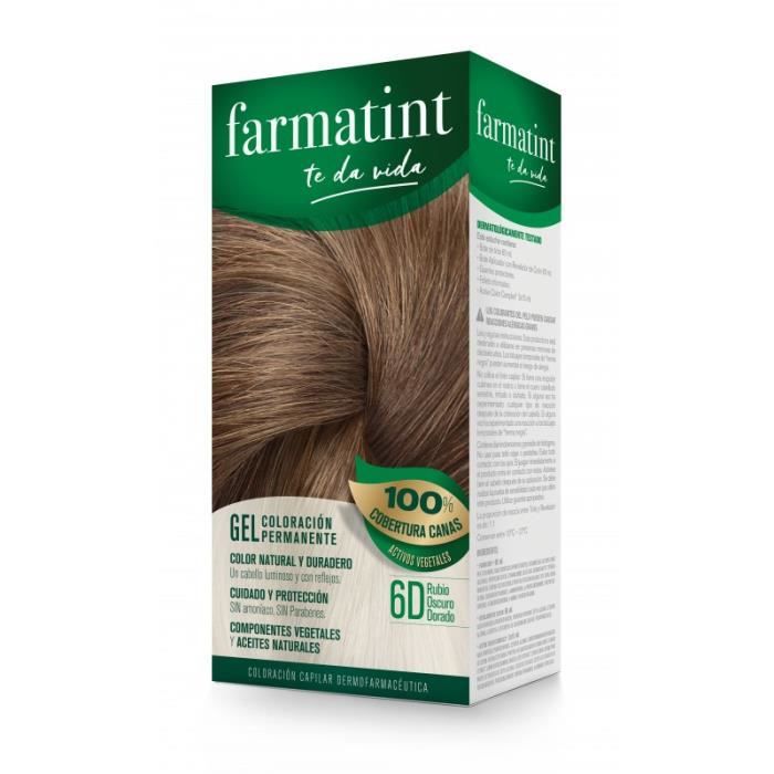 Farmatint 6d Blond Foncé Blond Doré Doré