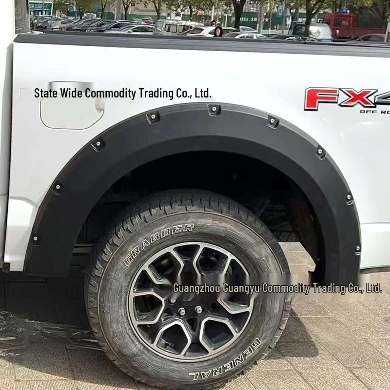 Compatible with 21-25 Ford F150 Wide Body Fender Flares with Rivets and Trim Panels