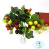 DIY Accessories Bright Color Realistic PVC Mulberry Branch Model Artificial Raspberry Fake Fruit Photography Props
