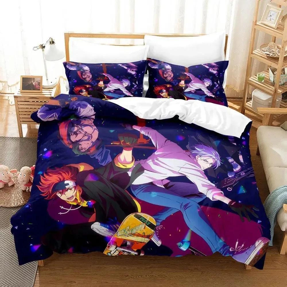 New SK8 the Infinity Beding Set Single Twin Ful Quen King-Sized Dimensionsd Dimensions Bed Linen Set Adult People Kid Bedrom Duvet cover Sets Anime