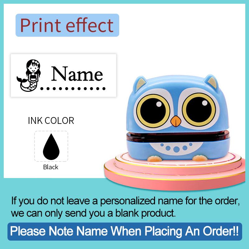 

Personalized Kindergarten Name Stamp | Waterproof Engraved Seal for Baby | Non-Fading School Gift & Student Art Supplies