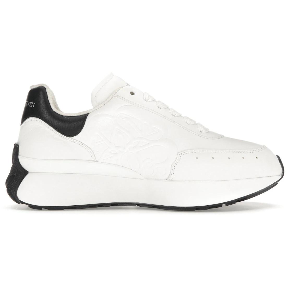 

Sneaker Alexander McQueen Sprint Runner White Black (Women s)(782630WIDN59061) 36