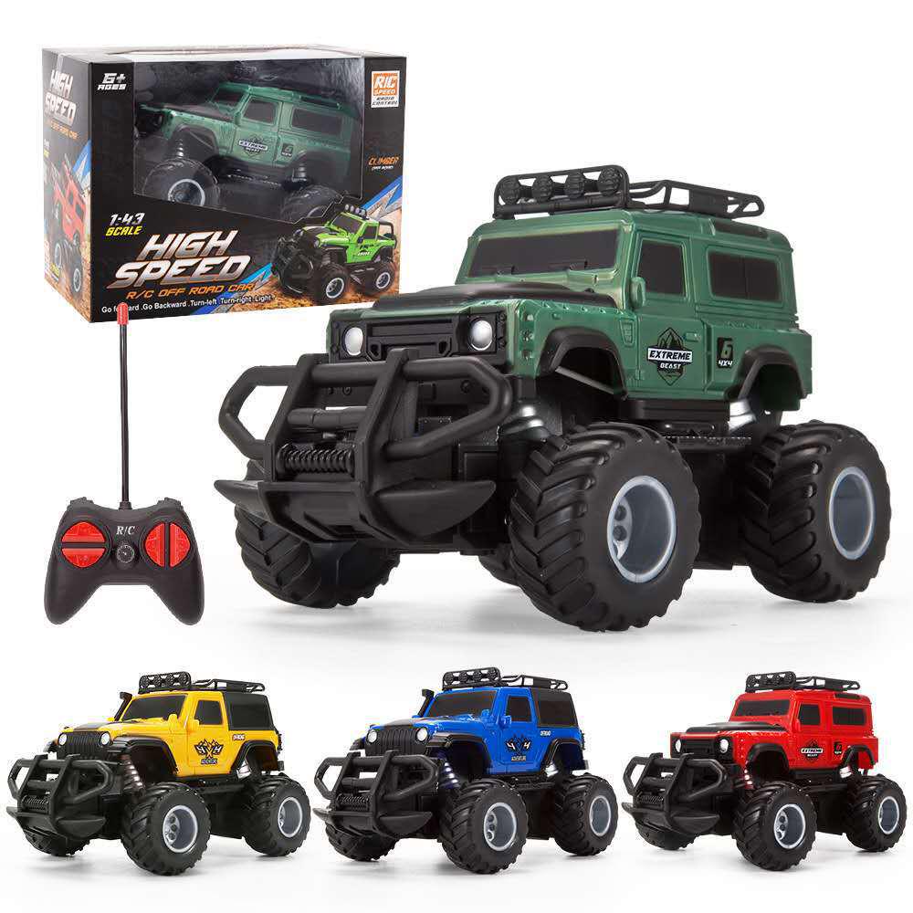 Remote-Control Off-Road Vehicle Cake Decoration for Boys' Birthday – Racing Flag Insert Cards