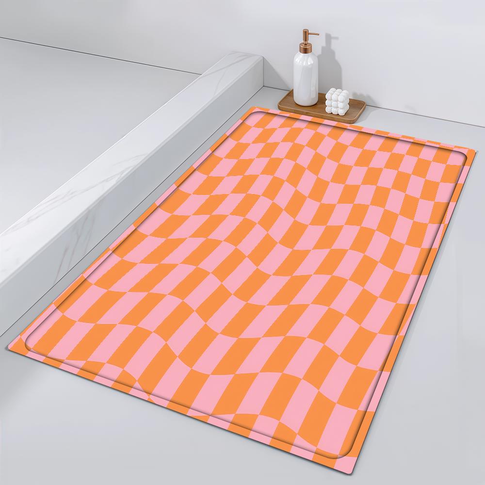 

Door Mat Bedside Entrance Bath Cube Floor Colorful Irregular Decoration Corridor Door Design Mat Carpet Living Room Balcony 40cm x 60cm