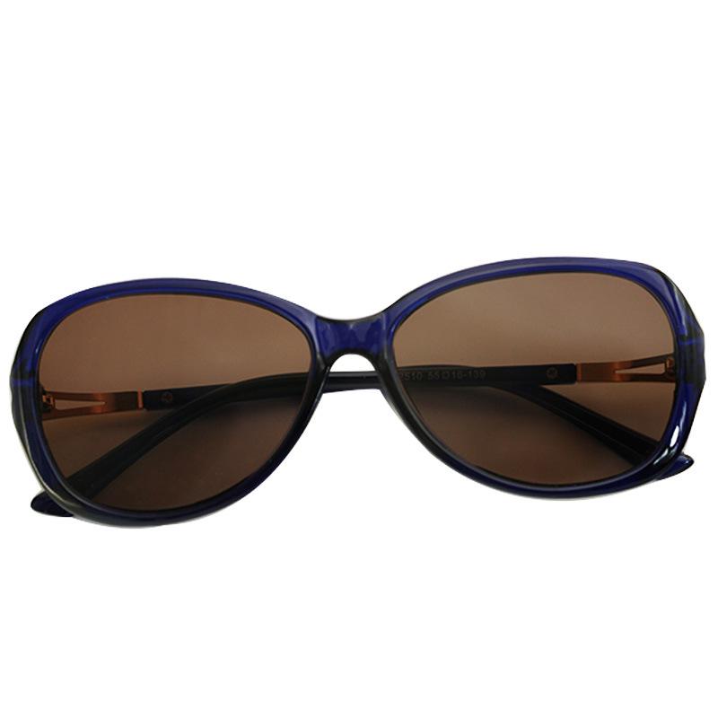 2025 Women's High-End Crystal Sunglasses with Tea-Colored Lenses and Full-Frame Protection