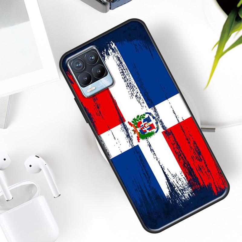 Dominican Republic Flag Case For Realme 15 12 11 13 14 Pro Plus C65 C67 C61 C53 C55 C51 C25 C63 C71 C75 GT6 GT7 Pro
