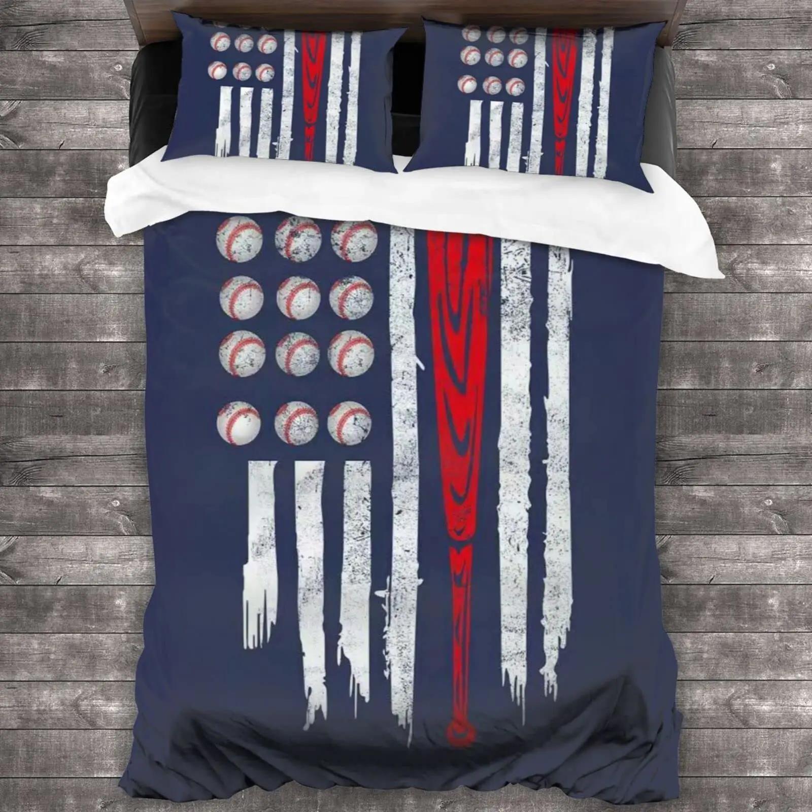 

Basebal Soft Duvet Cover Quen Sized Dimensions Retro Hipie Grafiti Warm Comforter Cover featuring Pilowcase for Tens Adult People Sports Bal Game 120*200cm Single