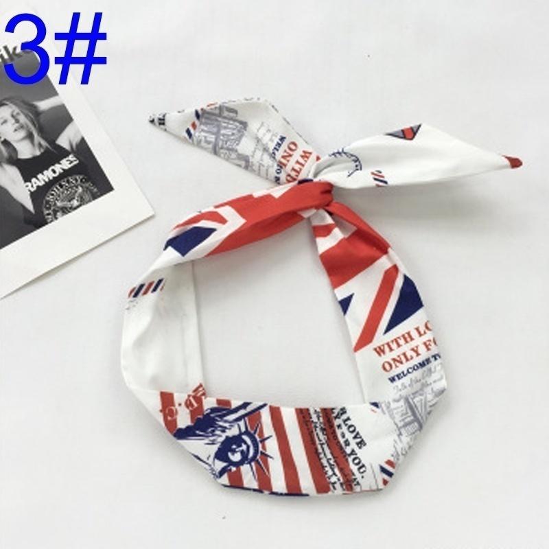 Women Headband Turban Baby Head Wrap Band Girl Hairbands Vintage Floral Print Cotton Fabric Hair Band