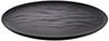 ARAS Wave Plate - One-Plate Dish, Steak Plate, Lunch Plate, Black, 22cm, Dishwasher Safe, Durable and Scratch-Resistant, Ideal for Camping and Glampin