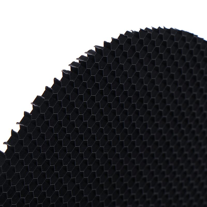 Led Soft Light Shade Hood Downlight Spotlight Round Honeycomb Mesh Cover Black Anti-Glare Anti-Dazzling Light Aluminum