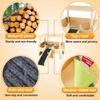Wooden Guinea Pig Hides in The Hamster Cage Interior Landscaping Platform and Double Layer Decorative Hamster Ladder Pet Nest