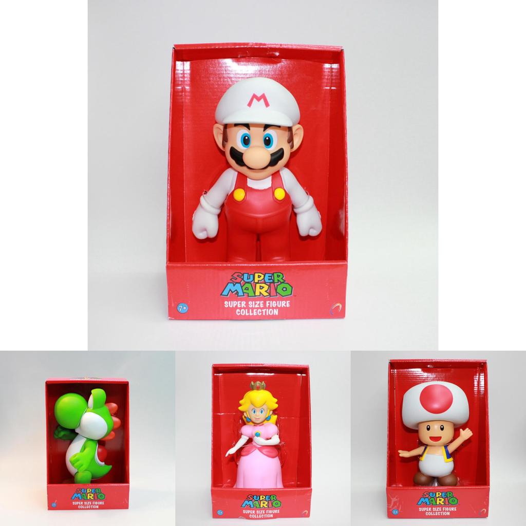 Wysokiej jakości figurki akcji Super Mario Bros 9-calowe z pudełkiem detalicznym