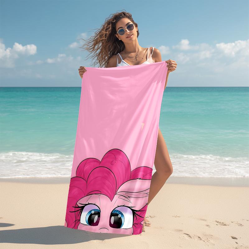 1Pc Little Pony Friendship Beach Towel Microfiber Beach Towel Thin Absorbent For Beach Swimming Yoga Bath Sports 0917126