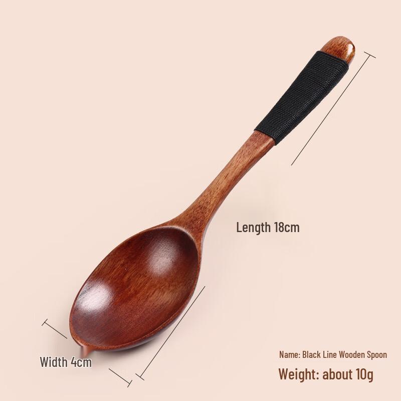 ZISIZ Wooden Multi-Purpose Spoons (5-Pack)