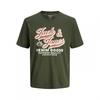 Jack And Jones Mens Denim Goods Logo Short-Sleeved T-Shirt