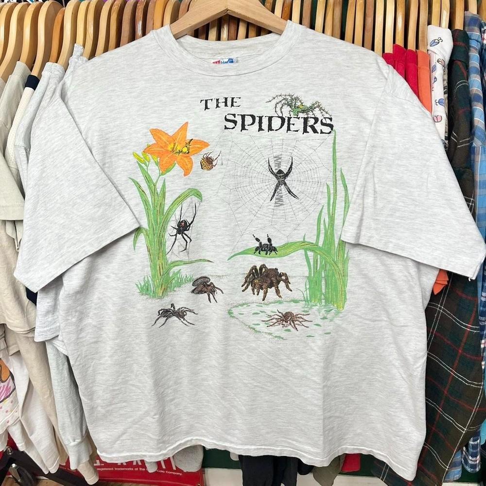 90S Spiders Retro Graphic Tee Unisex Short Sleeve Shirt S5XL Unisex T-Shirt XXXL