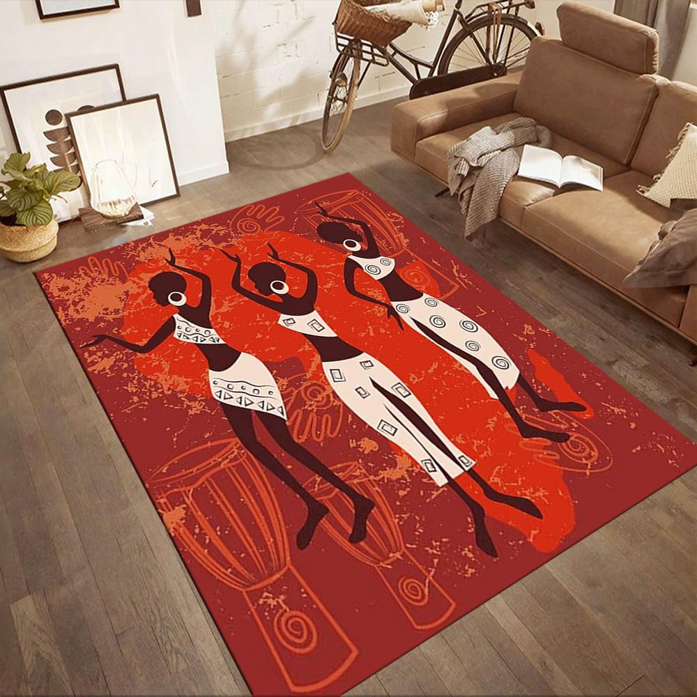 African Cultural Heritage Floor Mats for Living Room, Bedroom and Room Decoration Are Suitable for Gifts.
