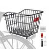 Rear Bike Basket Organizer Bike Frame Basket Pet Carrier Bicycles Cargo Rack for Biking Mountain Bike Electric Bike