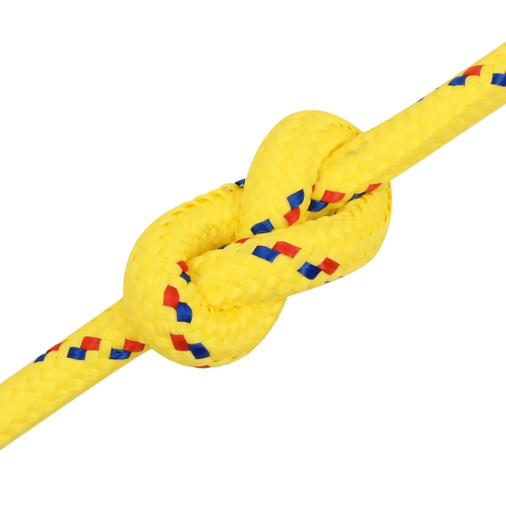 Vidaxl Sailing Linka, Yellow, 18 Mm, 50 M, Polypropylene