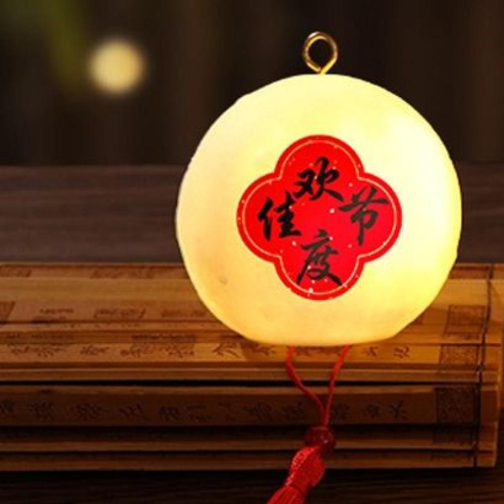 Blessing Chinese Rabbit Lantern Traditional Antique Lantern Portable Handheld Lamp  Kindergarten