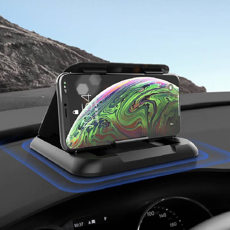 Universal Car Phone Holder With Abs Silicone Material For Car Dashboard Use