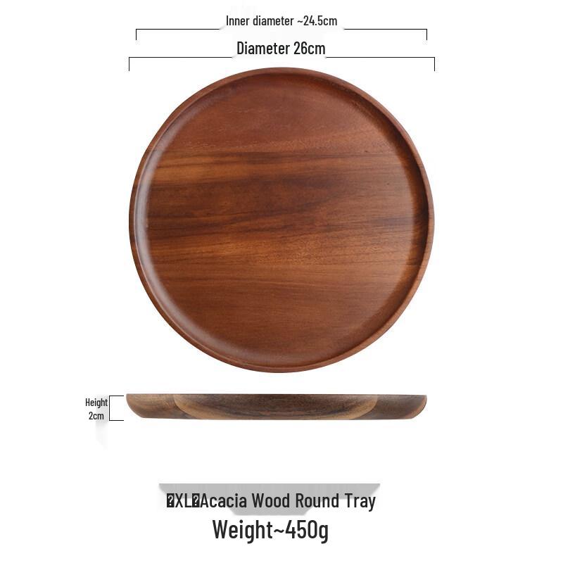 Japanese Style Round Serving Tray
