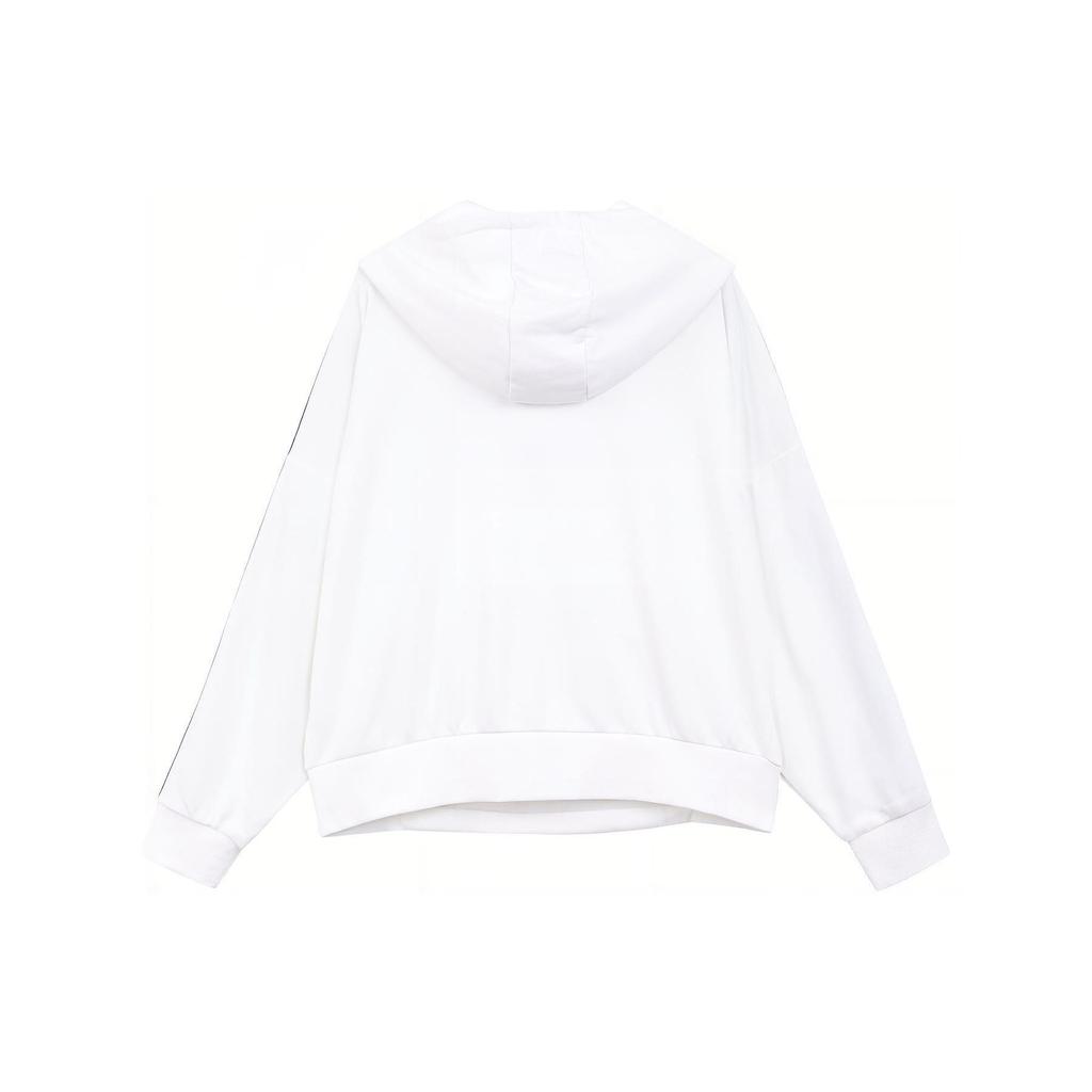 Adidas Neo Womens Favorite February Shadow Color Block Hoodie Women Hoodies White GS2599