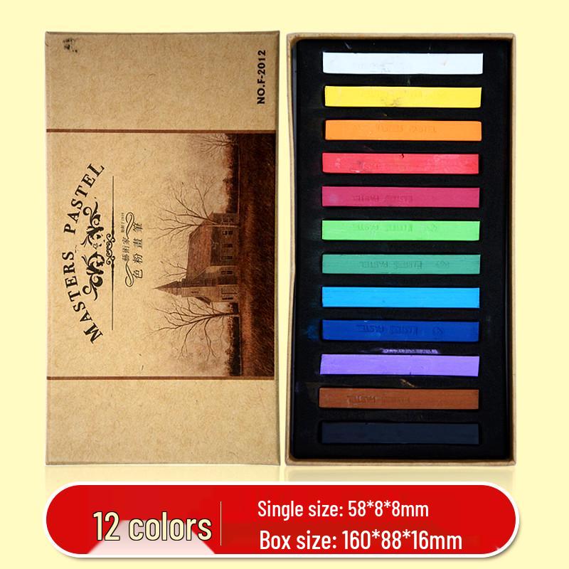 Brand Color Pastel Chalk Set – Professional Painting Sticks for Art, Blackboard & Newspaper.