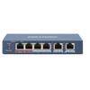 Switch PoE - HIKVISION - DS-3E0106HP-E - 4 Ports 100M - 2 Uplinks - Budget