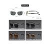 1 Piece Double Frame Square Metal Frame Fashion Glasses With Spring Temples For Men And Women Party Vacation Travel Driving Fish