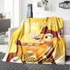 Custom Name Bambi Butterfly Adventure Flannel Blanket For Super Soft Cute Comfort Blanket For Travel Bedding Couch Sofa Blanket