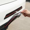 2PCS Universal Car Bumper Rubber Protector Strips Scratch Guard Anti Collision for Truck and SUV Corner Safety