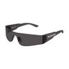 Balenciaga Logo Irregular Shape Sunglasses Men Sunglasses Black BB0041S
