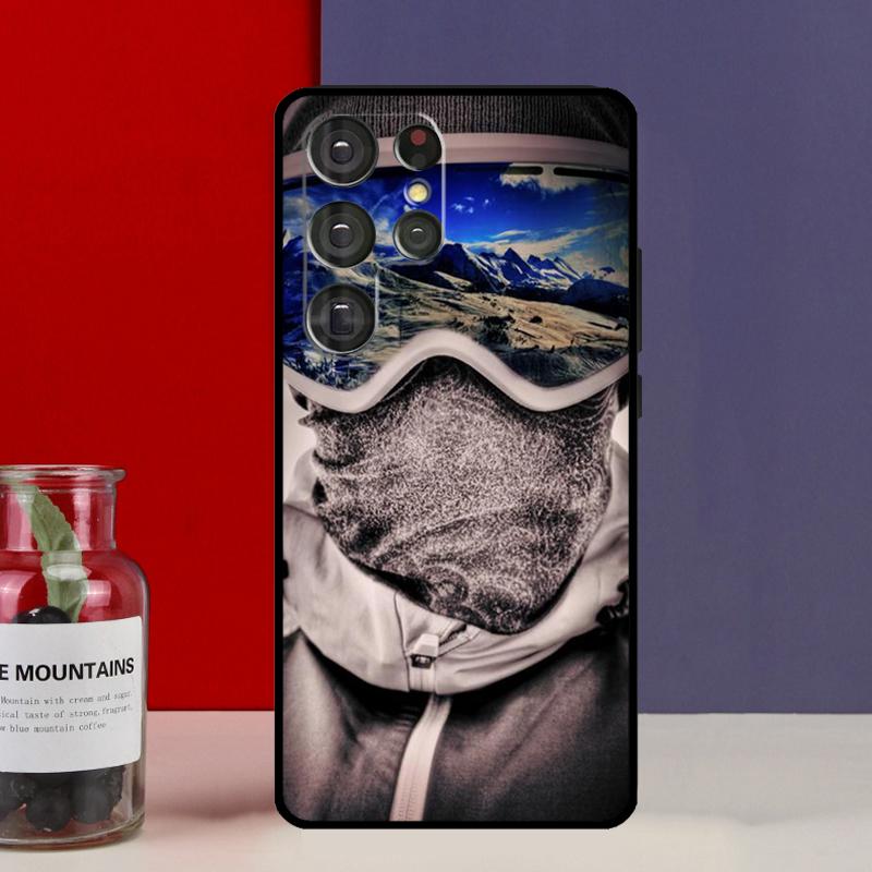 Cool Sports Snowboarding Funda Case For Samsung Galaxy S25 Ultra S9 S10 S20 S21 FE S22 S23 Plus S24 Ultra Phone Cover