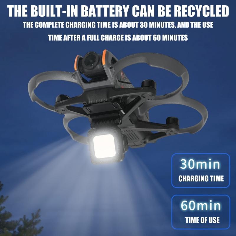 Avata2 Drone'lar İçin Yüksek Parlaklıkta LED Flaşör Işığı, Gece Uçuş Güvenliği İçin 3 Aydınlatma Modlu, Net Hava Fotoğrafçılığı