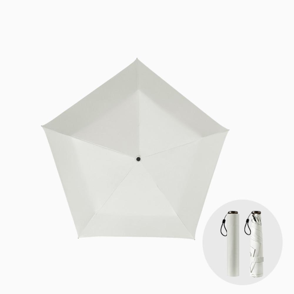 

Carbon Fiber Framework Pocket Sunscreen Umbrella Folding Sunshade Parasol Summer бежевий
