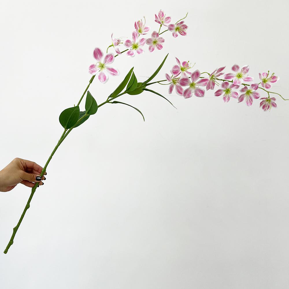 Clematis Artificial Flowers Fake Wisteria Floral Hanging Plant Garland Fake Greenery Plants for Vase for DIY Wedding Bouquets