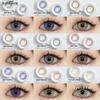 Colored Contact Lenses Trendy Blue Glasses Lenses Purple Natural Beauty Lenses Pink Gentle Lenses 1 Pair