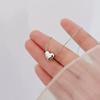 Love Necklace Female Niche High Sense Korean New Simple Design Ins Style Three-dimensional Love Collarbone Chain