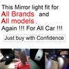 Reversing Radar Design Car Eagle Eye LED Day Running Light Auto Under Side Rear View Mirror Puddle Light Car Door Welcome Lights