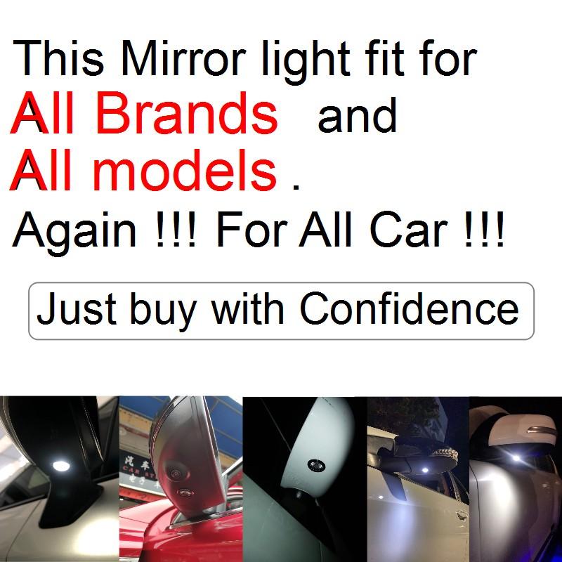 Reversing Radar Design Car Eagle Eye LED Day Running Light Auto Under Side Rear View Mirror Puddle Light Car Door Welcome Lights