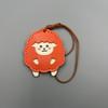 Cute Cartoon PU Leather Lamb Keychain Animal Key Ring Portable Bag Hanging Charm for Backpack Handbag Valentine Gifts