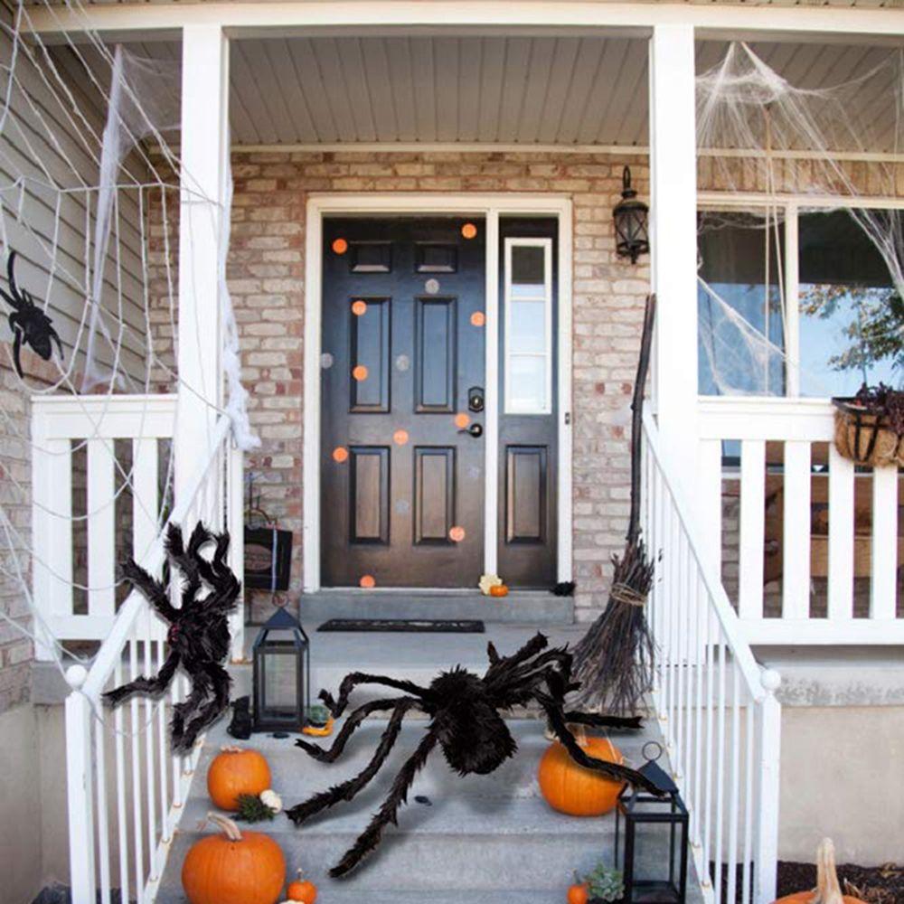Decoration Prop Haunted House Halloween Decoration Plush Spiders Artificial Spider Party Decoration