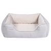 Litchi Fabric Square Pet Bed