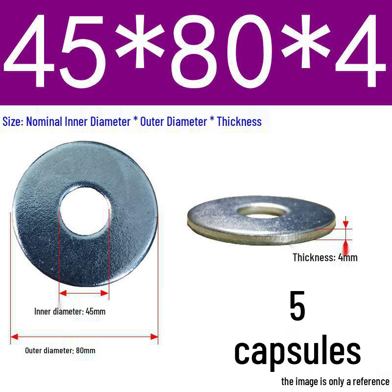 Galvanized Oversized Metal Washers M3-M60