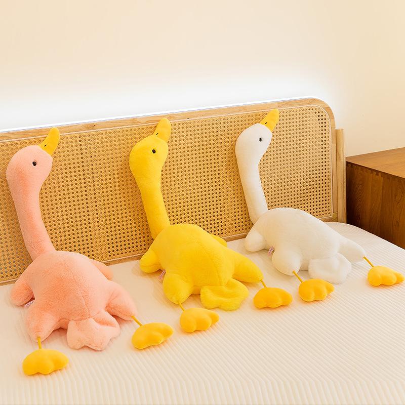 Soft cute screaming duck plush toy children soothing talking duck doll sofa ornament birthday gift