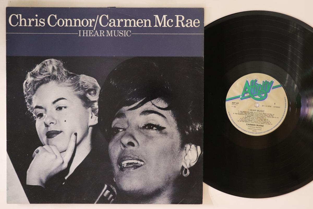 

LP Record CHRIS CONNOR CARMEN MCRAE I Hear Music AFF97 AFFINITY 1983 UK Jazz Used