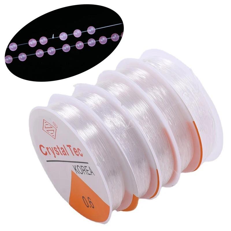 Transparent Elastic Crystal Line Beading Rope String Wire Thread for Jewelry Making Beading Bracelet Wire Fishing Thread Rope
