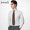 Zhuangji Men's All-Season Wrinkle-Free Cotton Long-Sleeve Shirt