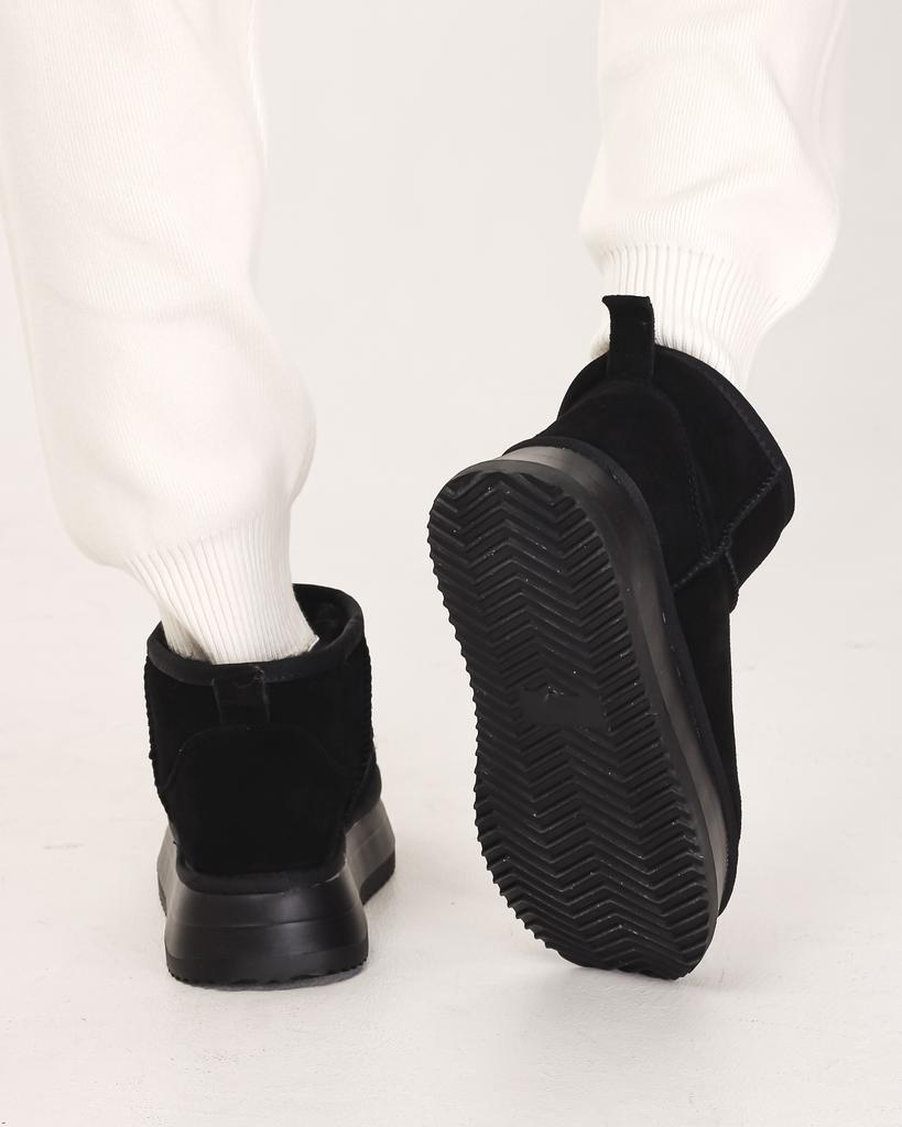 Damskie buty ugg Prima d'Arte 22913 36 czarne zamszowe